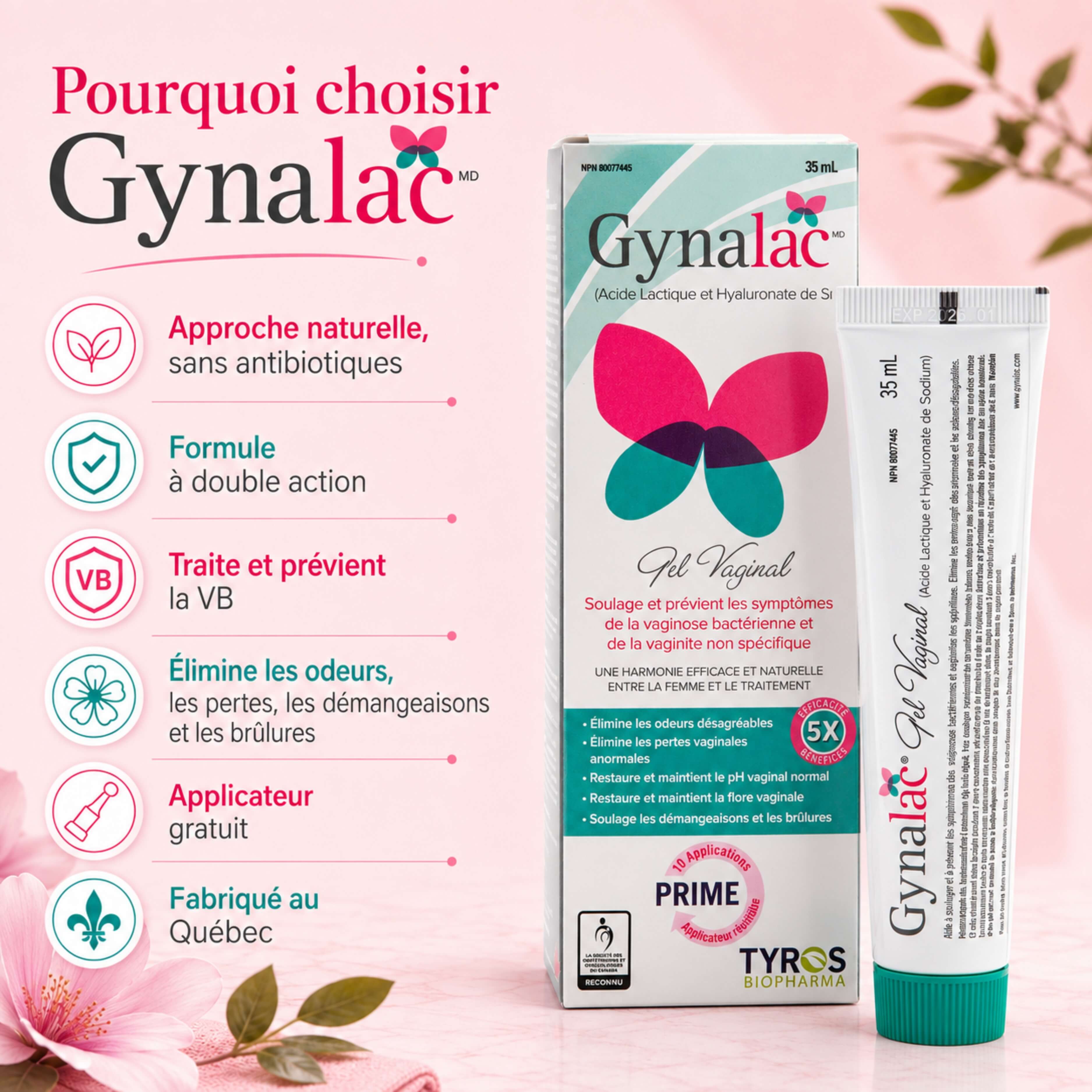 Gynalac Vaginal Gel (35 mL)