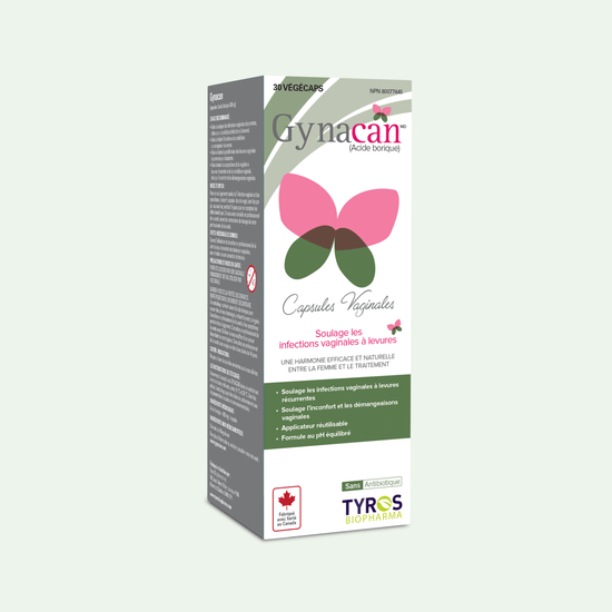 Gynacan Vaginal Capsules (30 Vegicaps) - Ships to Canada Only